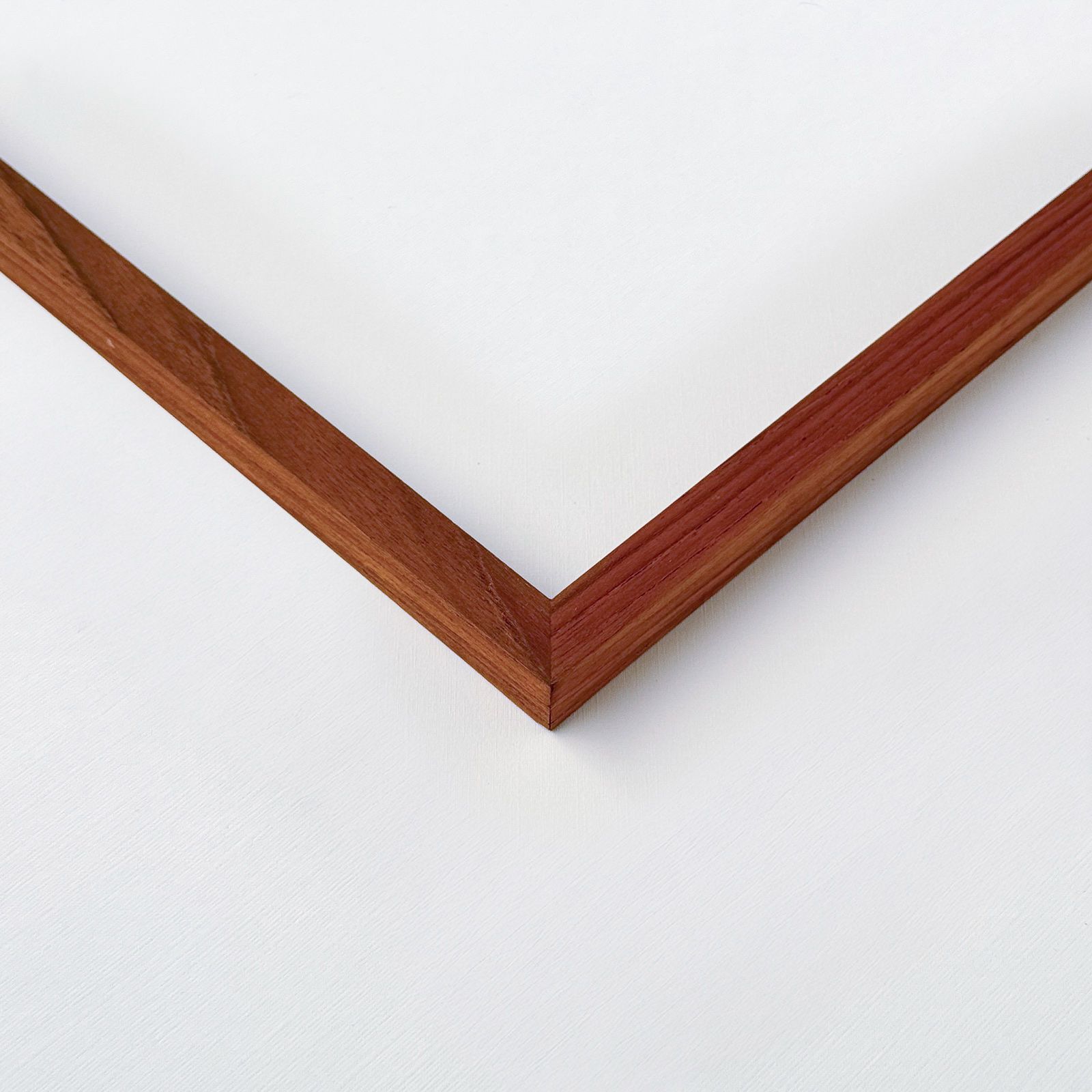 Teak Plain Large Shellac - Side view