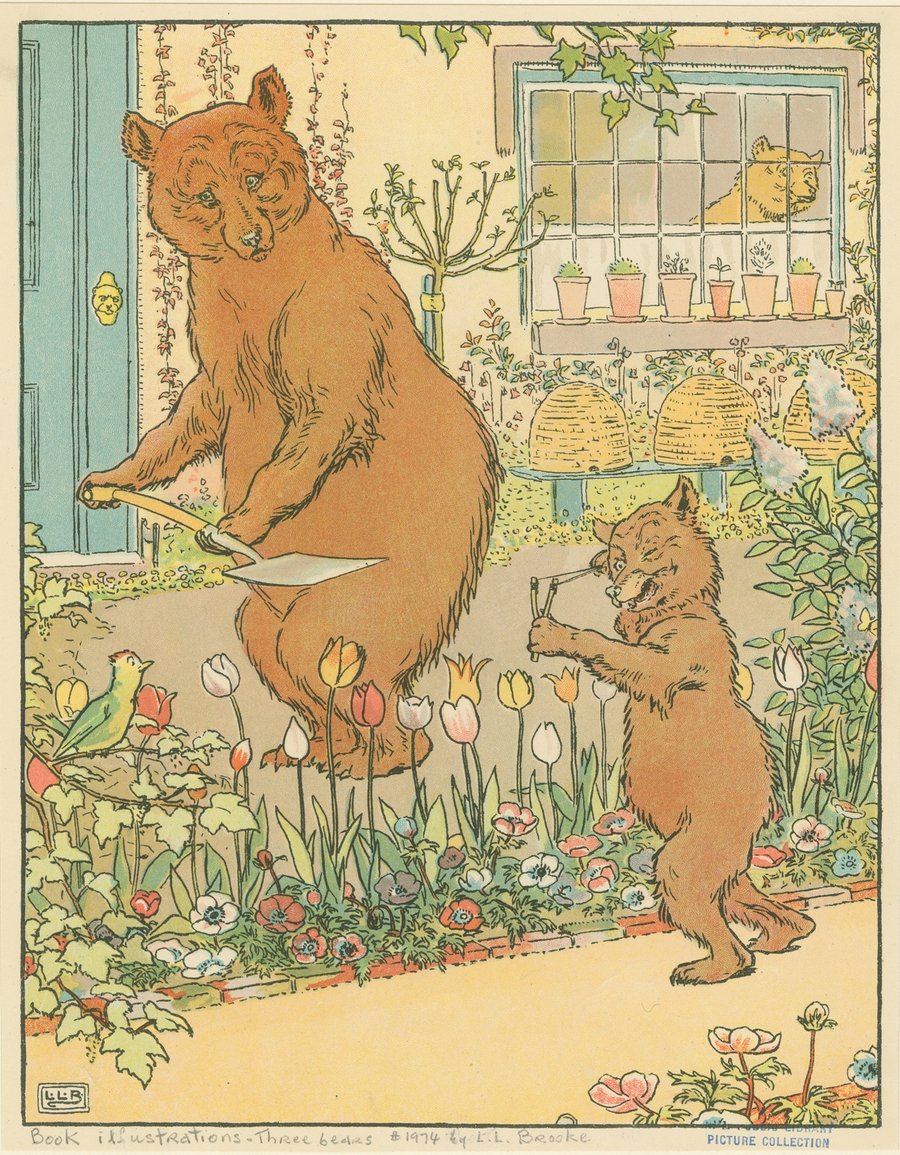 Pappa and baby bear (1909)