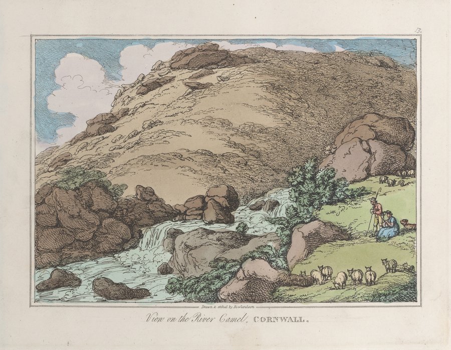 View on the River Camel, Cornwall (1822)