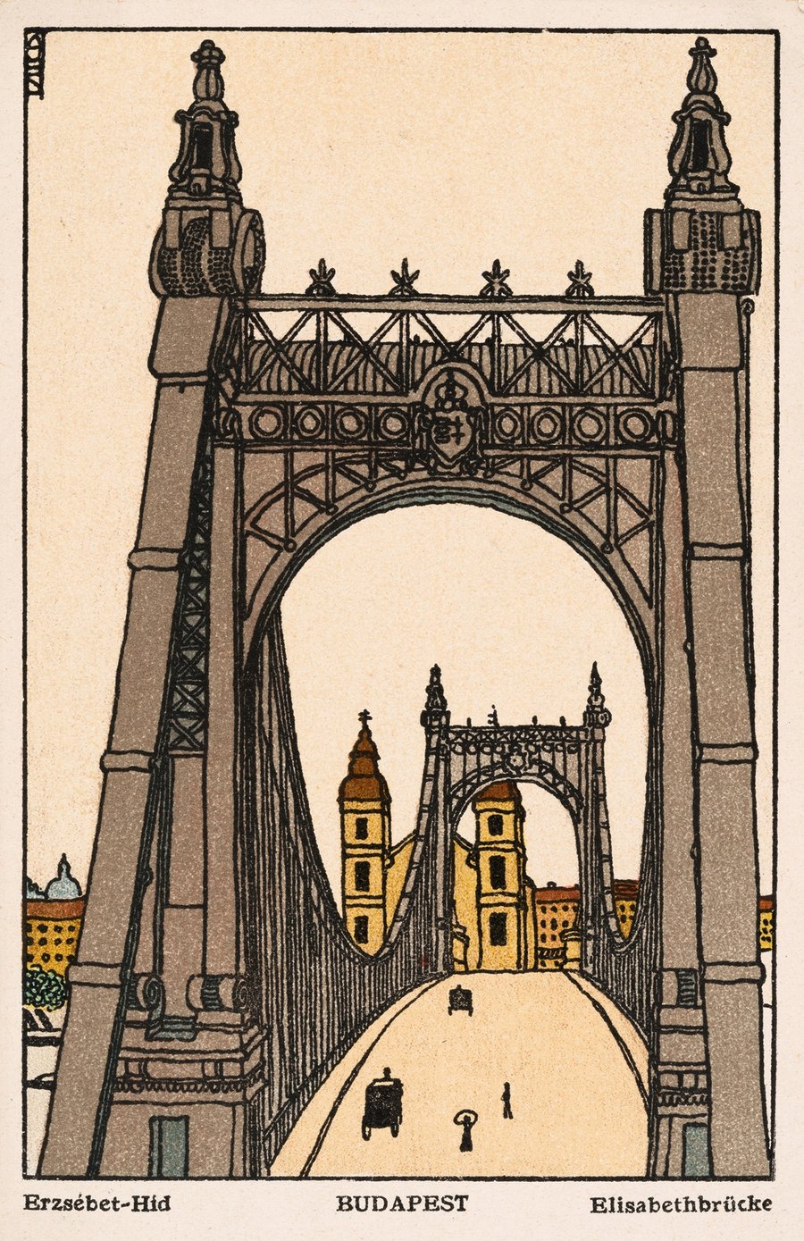 Nr. 459: Budapest, Elisabethbrücke (1911)