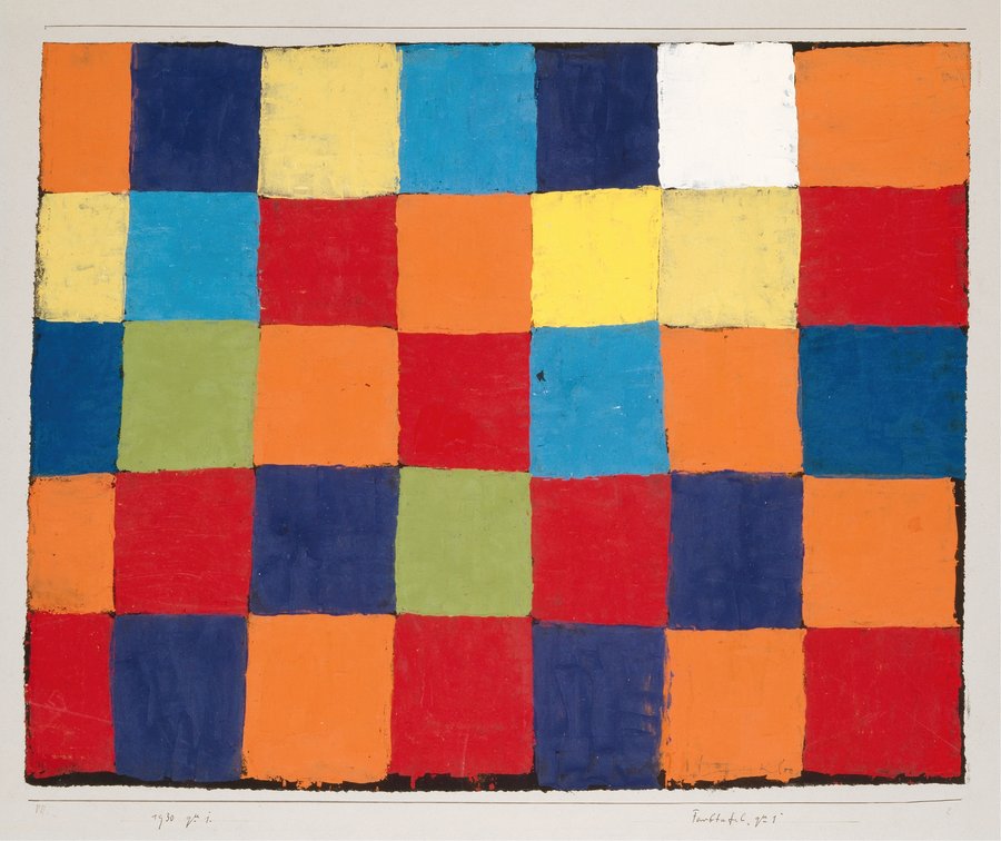 Color chart ‘Qu 1’ (1930)