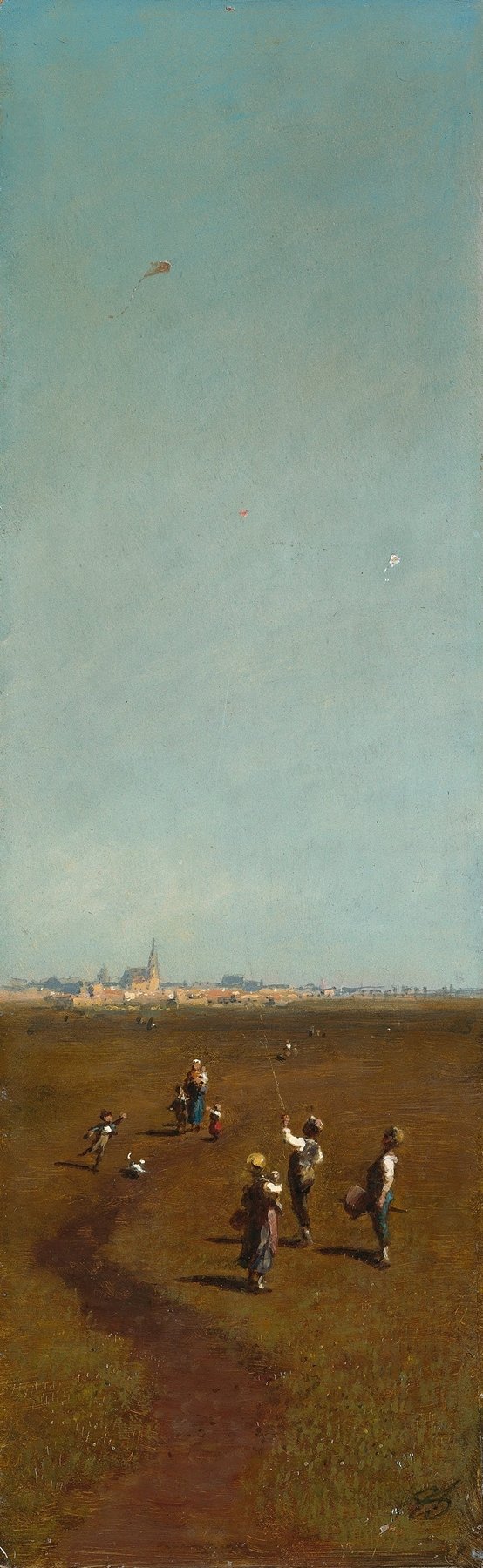 Flying Kites (1880)