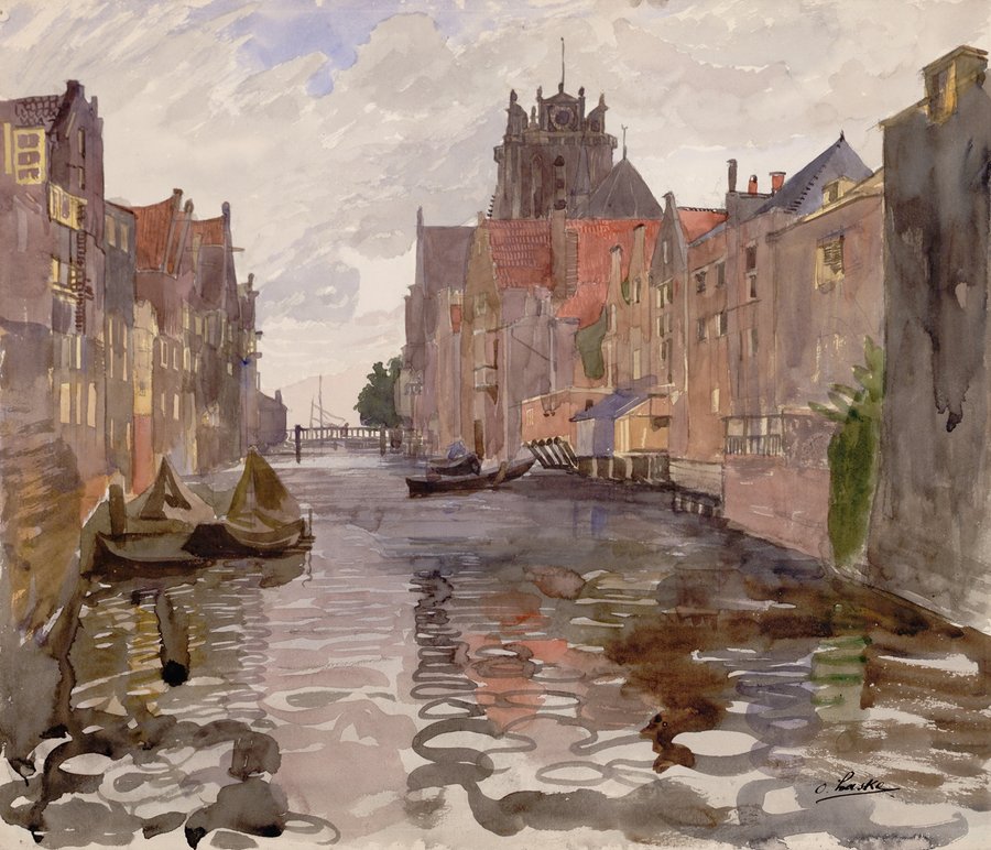 Kanal in Dordrecht (1912)