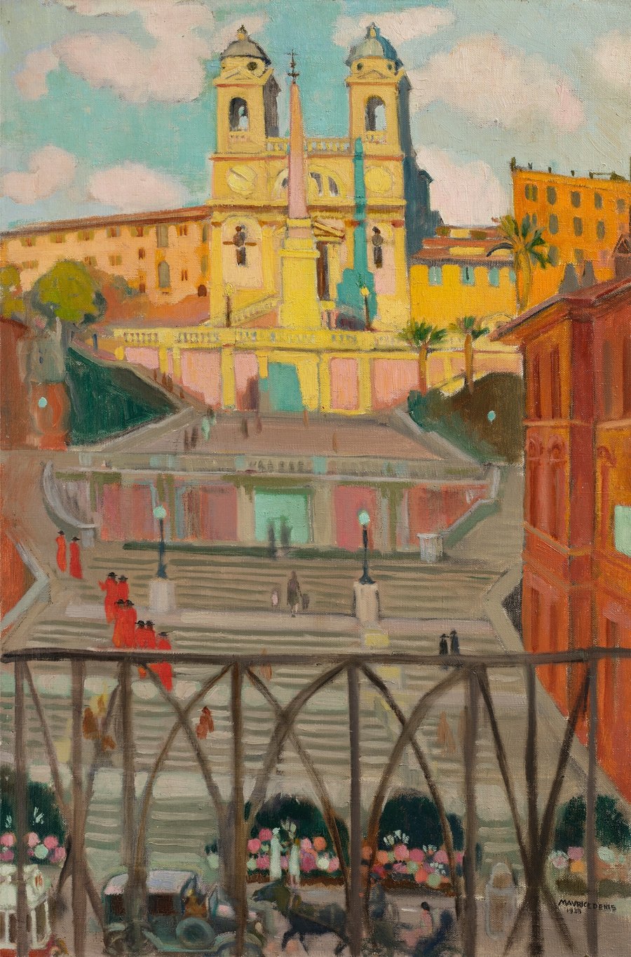 L’Escalier d’Espagne et la Trinité-des-Monts, le soir (1928)