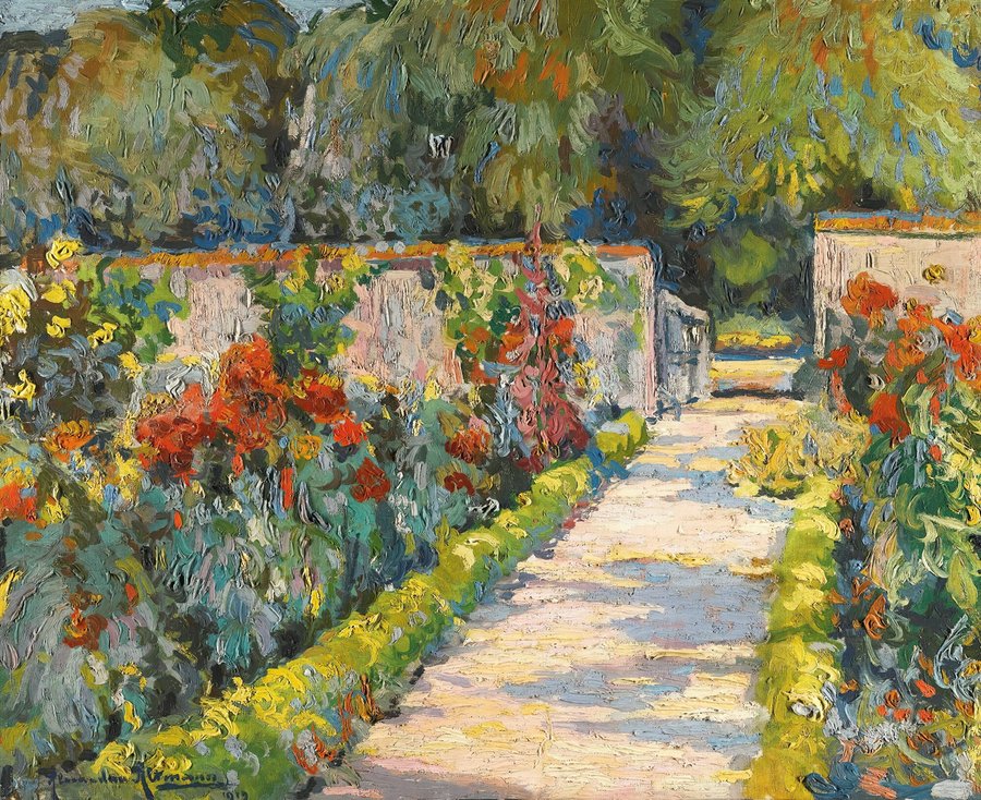 A Sunlit Garden (1919)