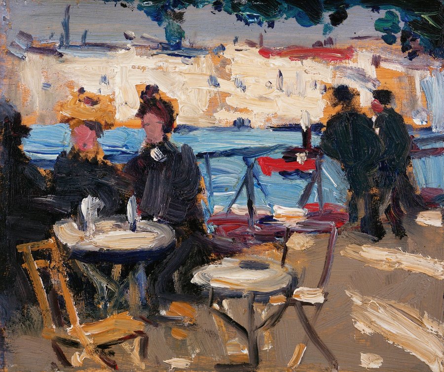 A Café Scene (ca. 1910-13)