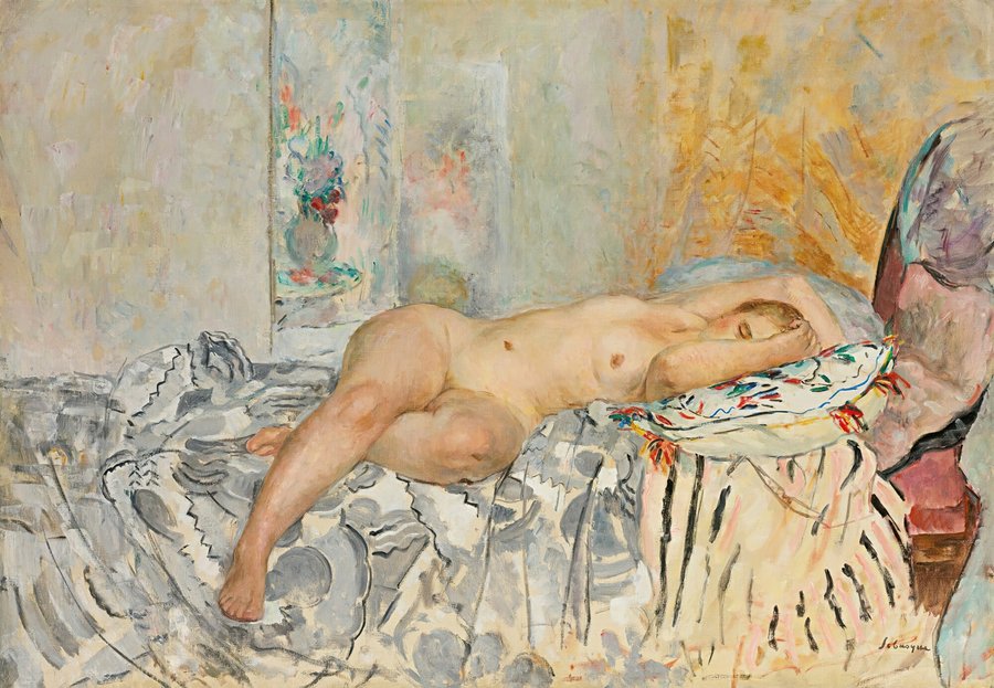 Nu Allongé Au Coussin Espagnol (1925)