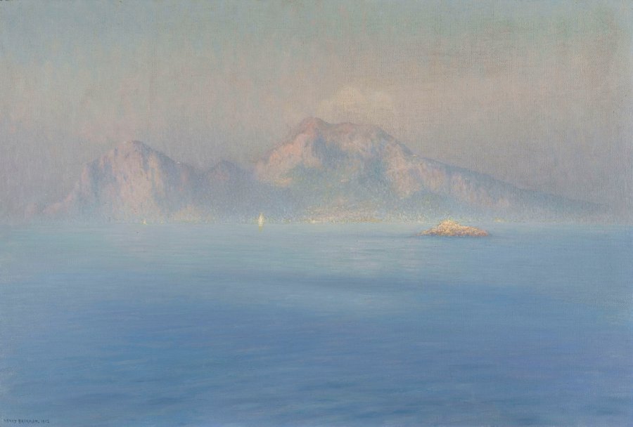 Capri, Côte Escarpée Vue De La Mer (1912)