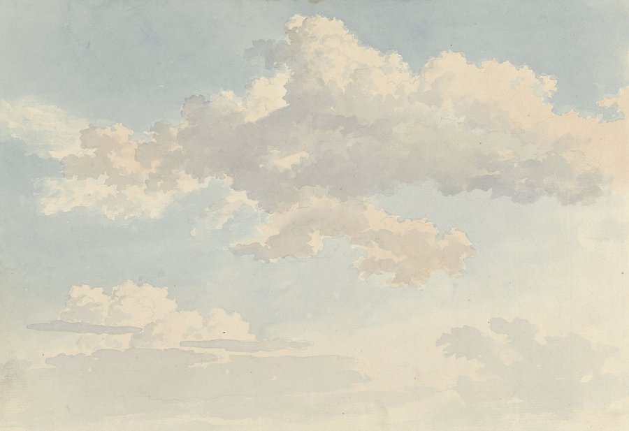 Wolken tegen blauwe lucht (1786 - 1857)