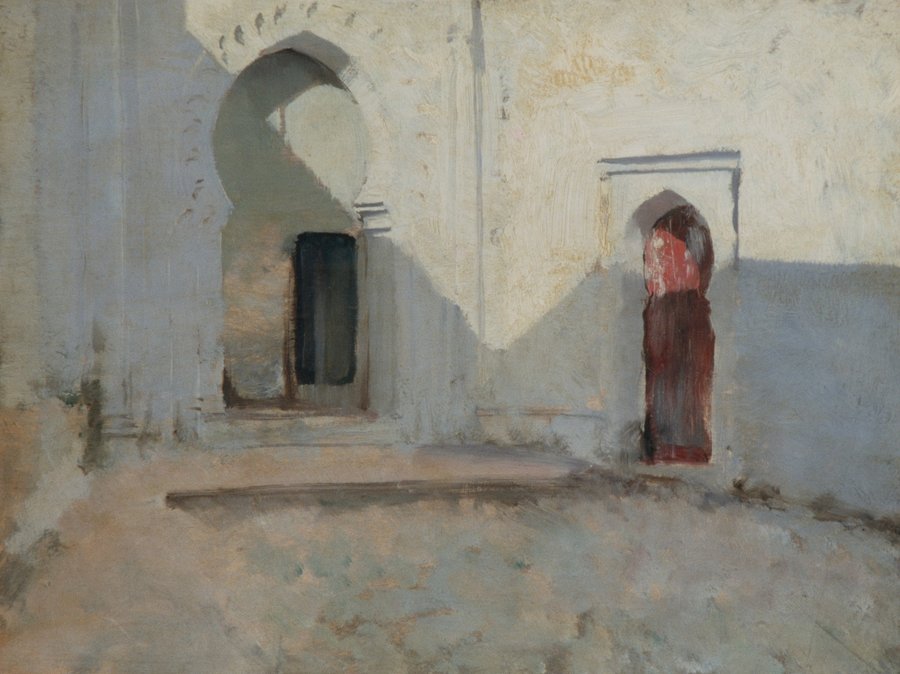 Courtyard, Tetuan, Morocco (between 1879 and 1880)