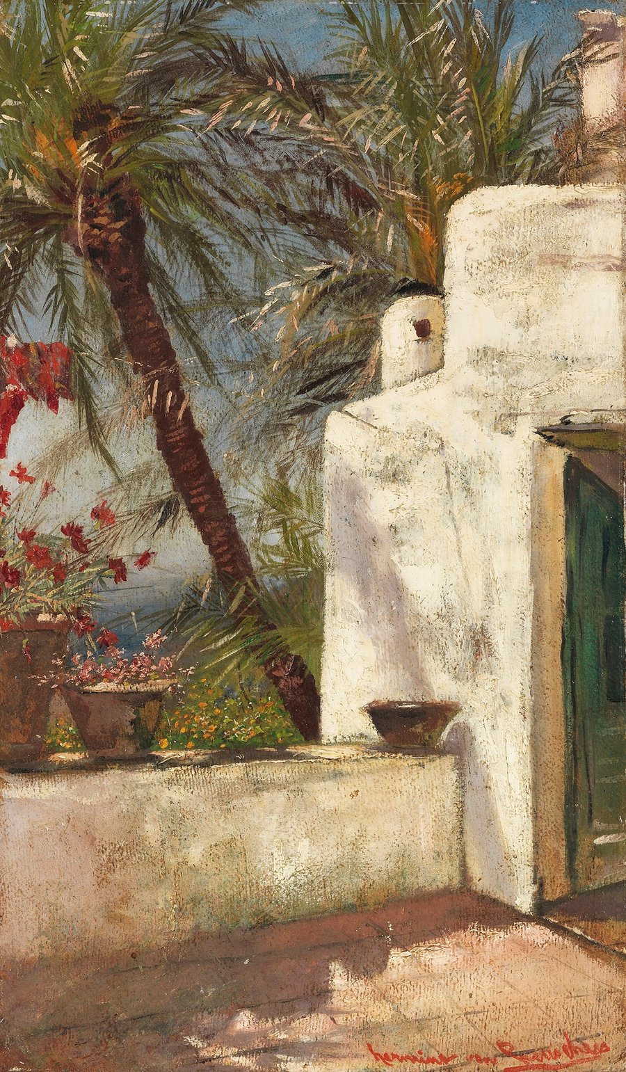 Palmenterrasse (Capri) (Ca. 1890)