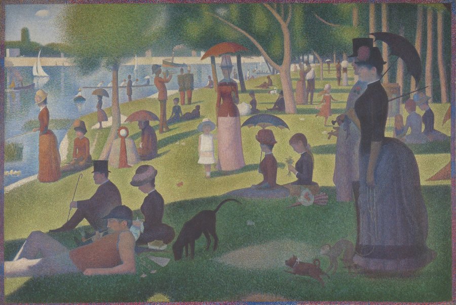 A Sunday on La Grande Jatte — 1884