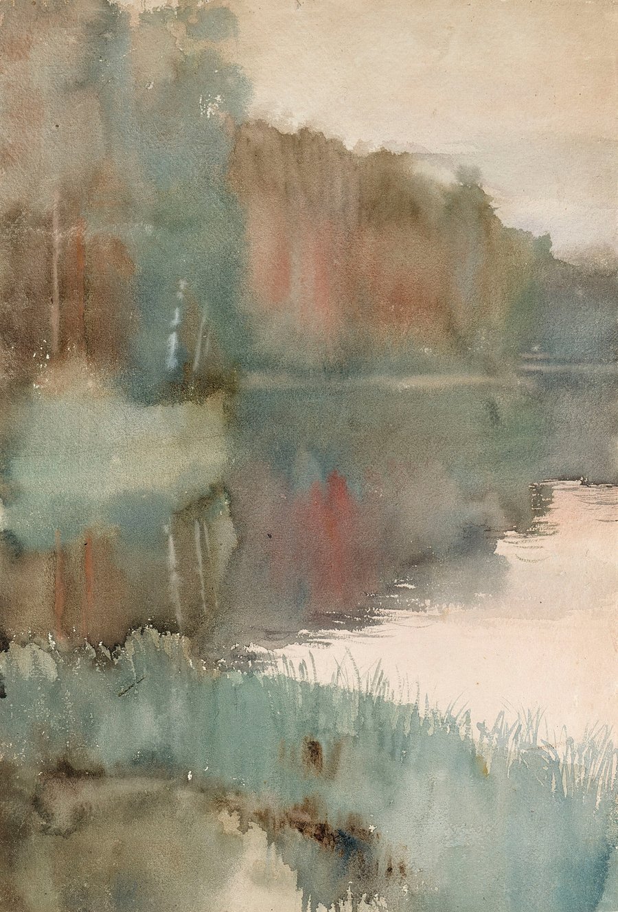 Seashore at Haikko in Autumn ; Landscape. Autumn (1892)