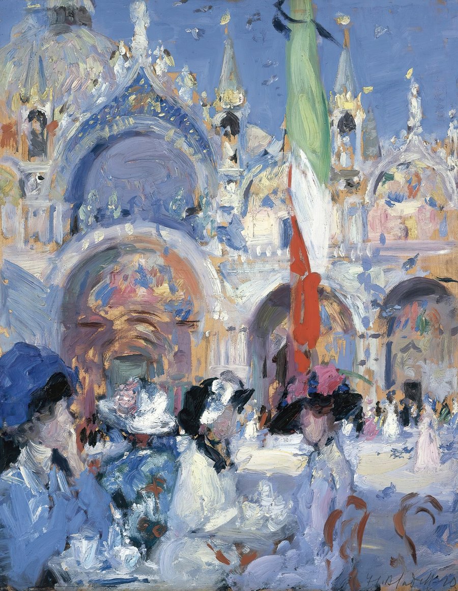 Florian’s Café, Venice (1910)