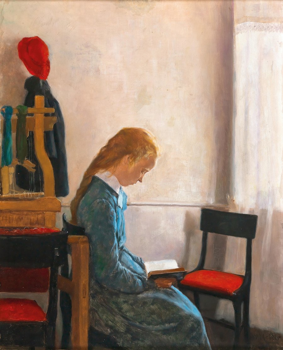 A Girl with a Book (1901)