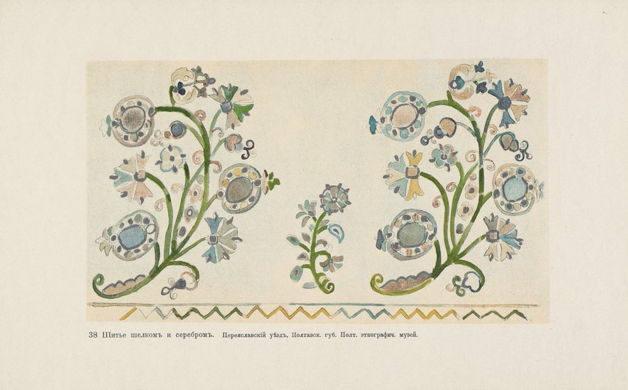 Motivy ukrainskago ornamenta Pl. 38 (1900)