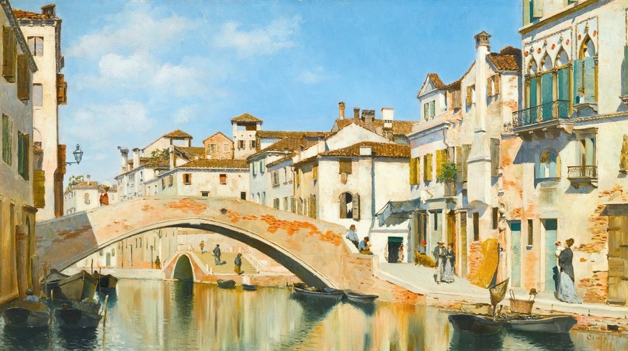 Tintoretto’s House, Venice (1874)