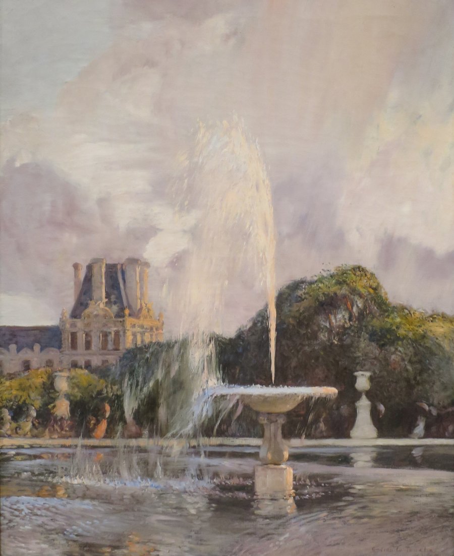 A Water Fountain in the Tuileries (c. 1890-1913)