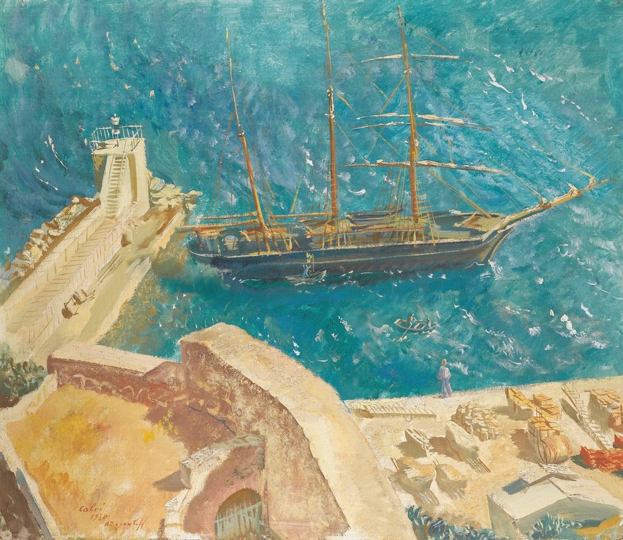 View Of The Port In Calvi (1930)