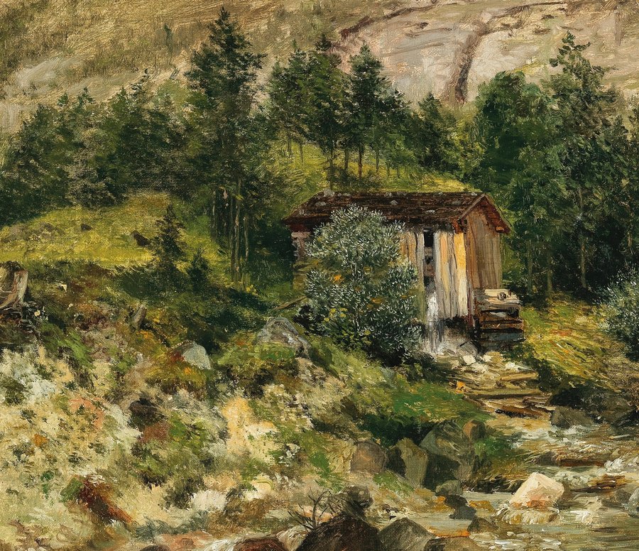 Hütte am Paß Luegg