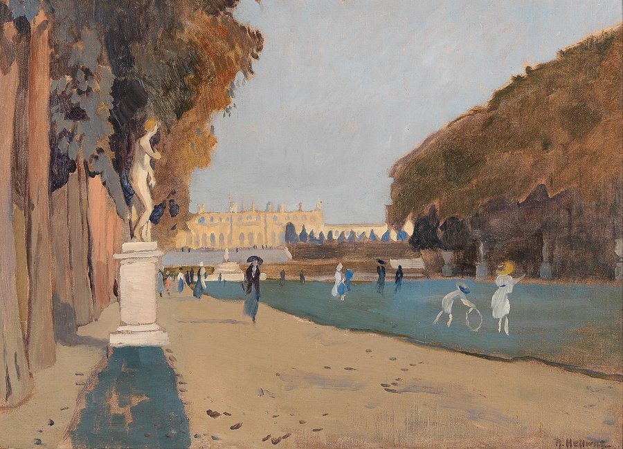 Walking in the Palace Grounds