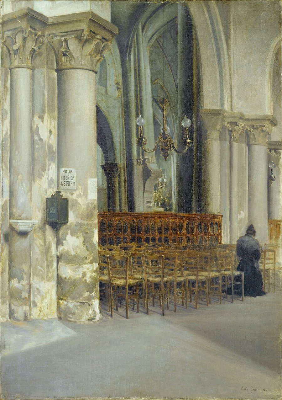 Intérieur de l’église Saint-Pierre-de-Montmartre. (1895)
