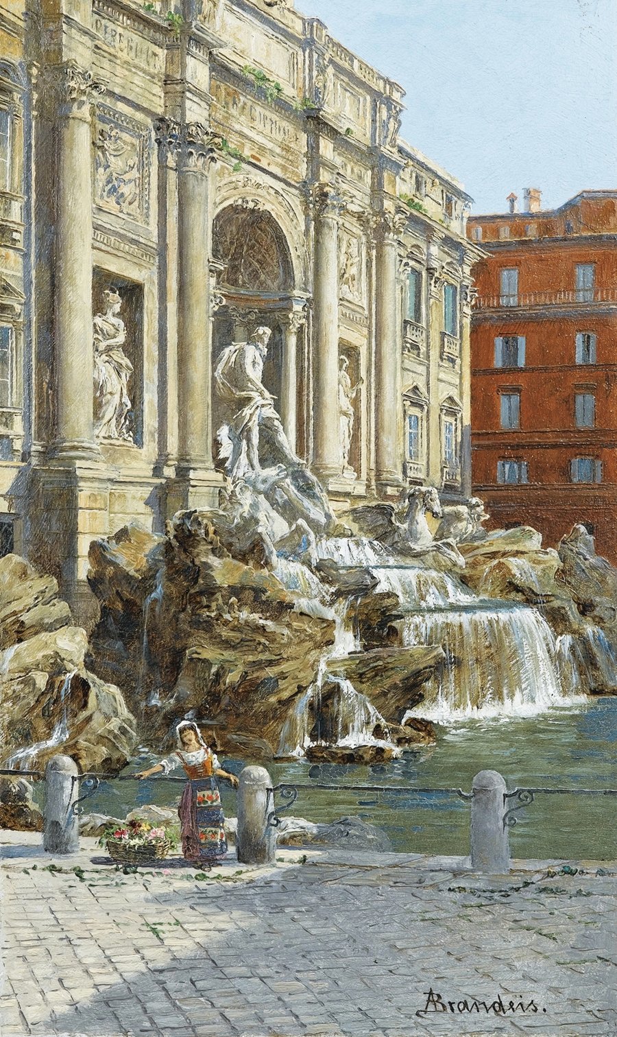 La fontaine de Trevi à Rome