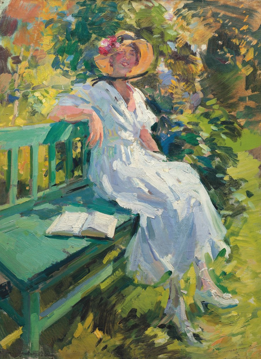 In the garden (circa 1923)
