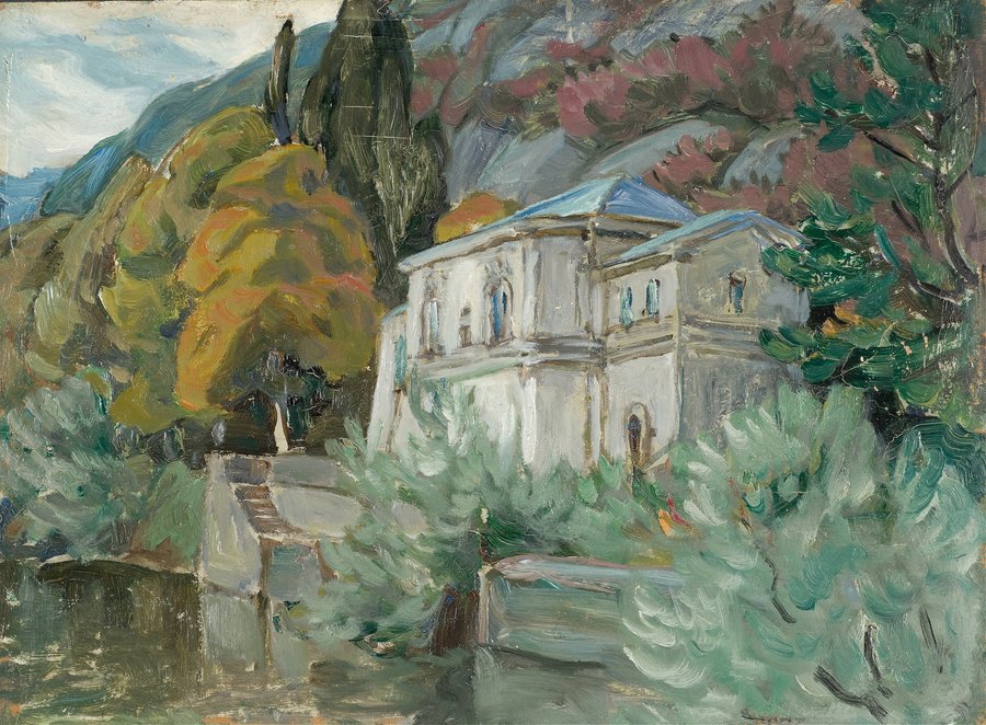 By Lago di Como. Study from Italy (1928)