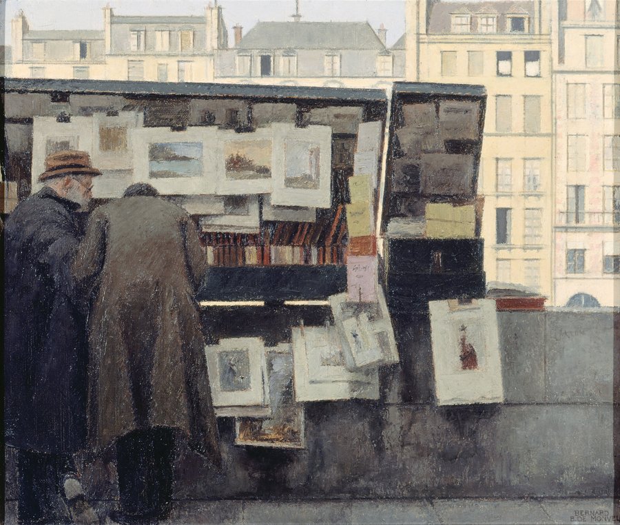 Bouquiniste sur le quai des Grands-Augustins (1949)