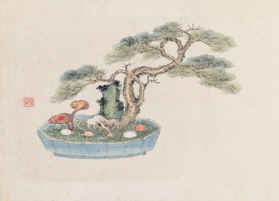 Bonsai kabenzu, Pl.01 (1868-1912)