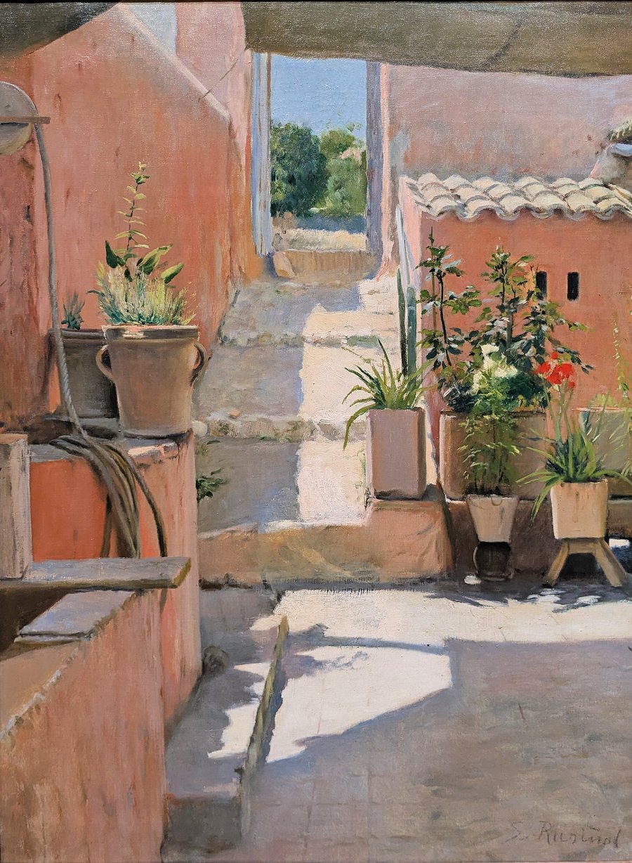 Patio in Sitges (1892-1894)