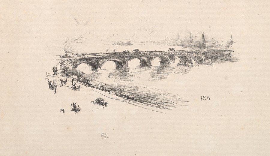 Evening, Little Waterloo Bridge (1896)