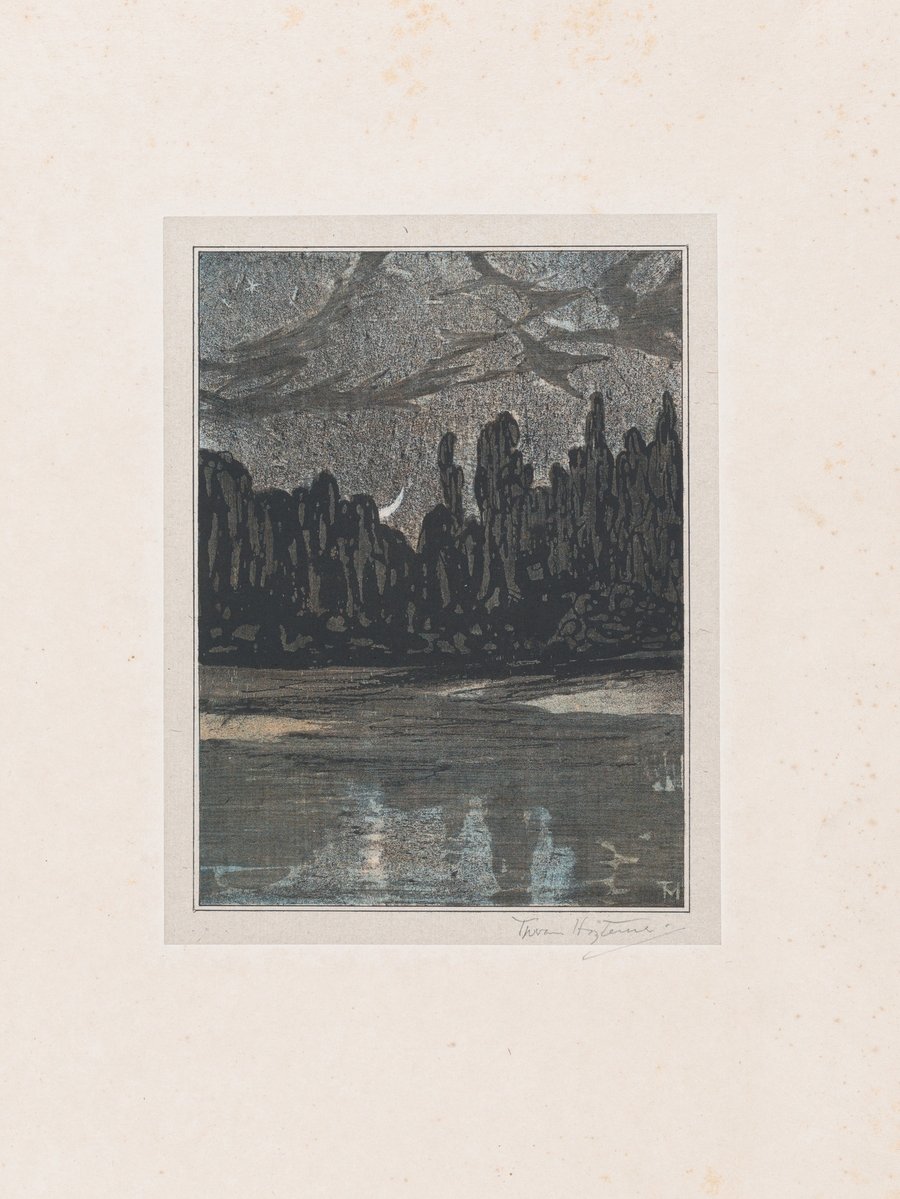 Migratory Birds on a Moonlit Night (1907)
