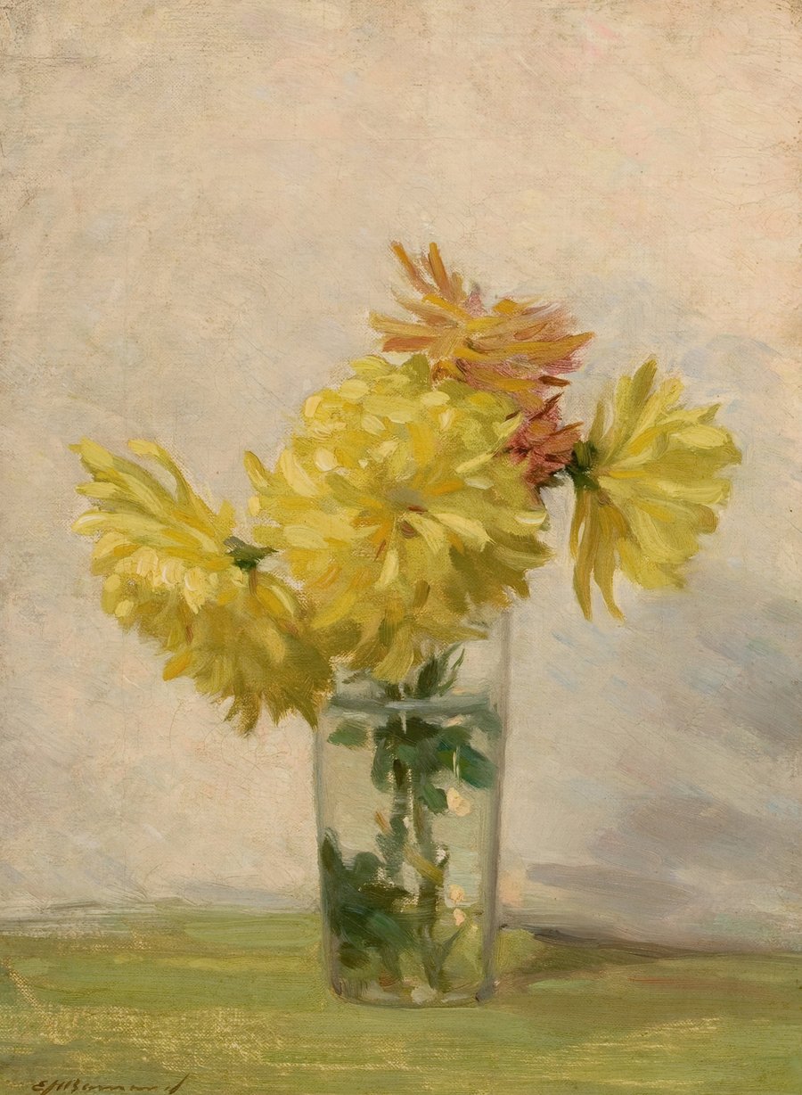 Still Life with Bouquet of Yellow Flowers (1887)