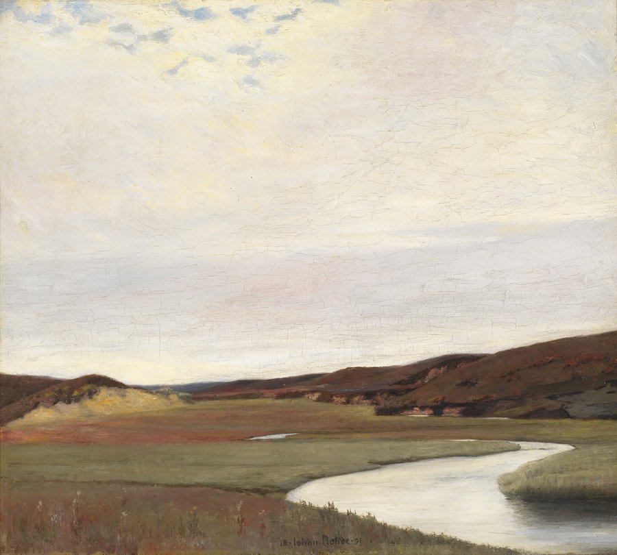 A Summer’s Day by the River Karup, Jutland (1891)