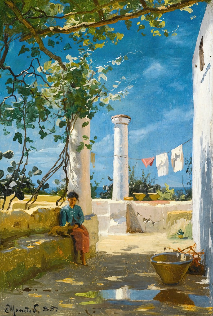 Summer In Capri (1885)