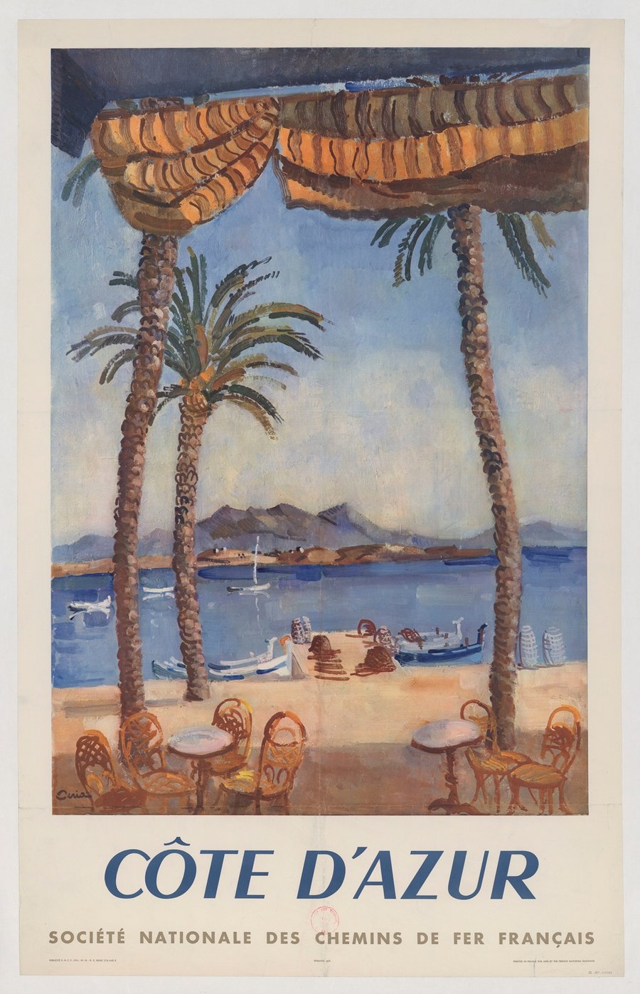 Côte d’Azur – Société Nationale des Chemins de Fer Français (1951)