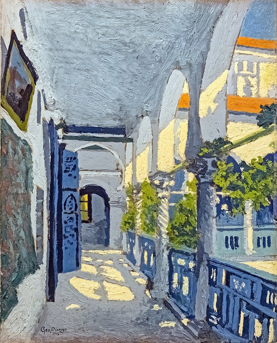 Gallery of a Moroccan riad (1912)