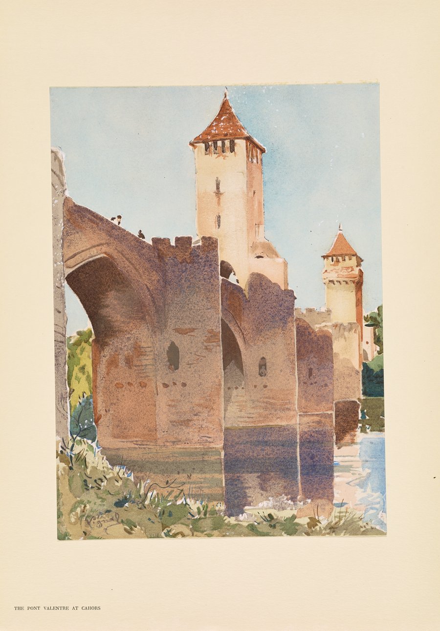 The Pont Valentré, Cahors (1925)