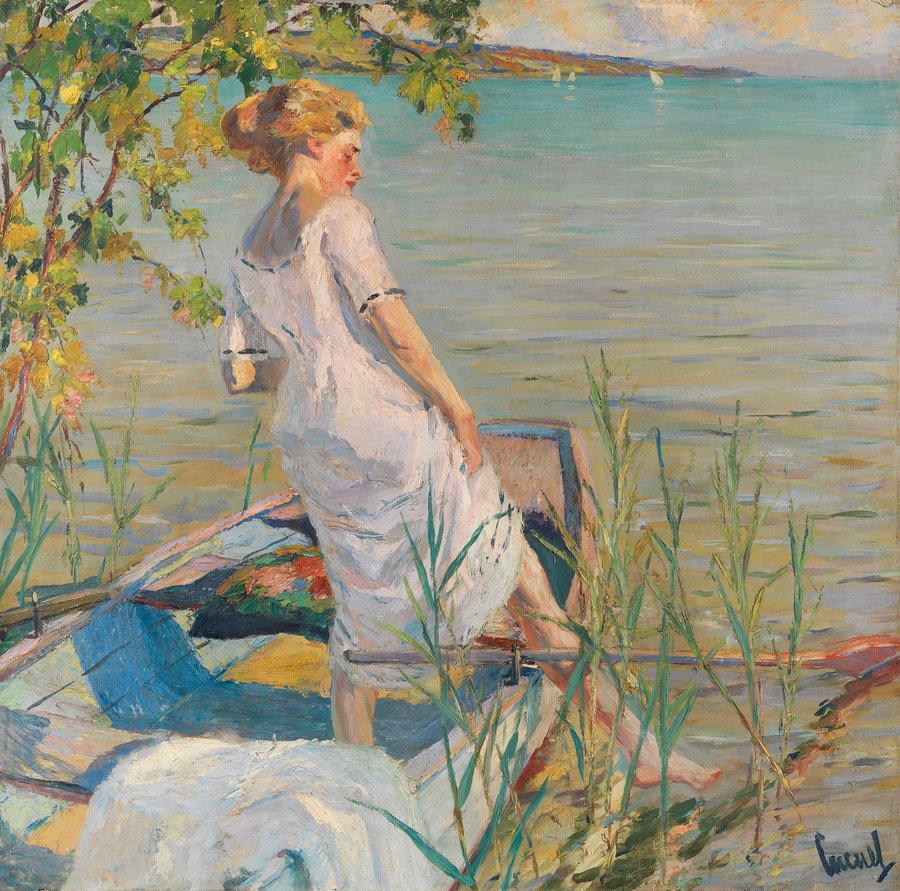Summer morning on Lake Starnberg (1920-25)