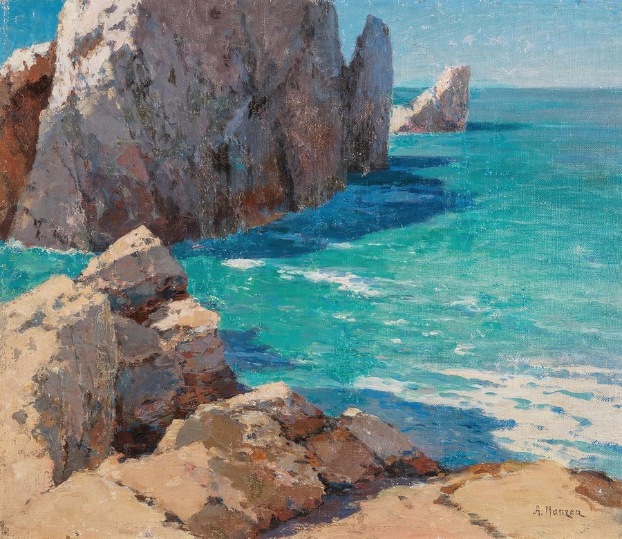A Summer Day on a Rocky Coast