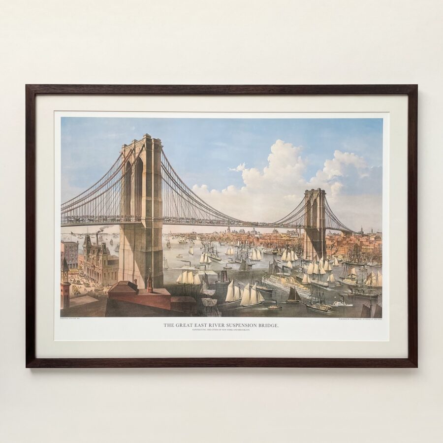 The Great East River Suspension Bridge: Connecting the Cities of New York and Brooklyn
