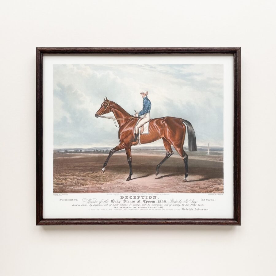 Winner of the Oaks' Stakes at Epsom, 1839